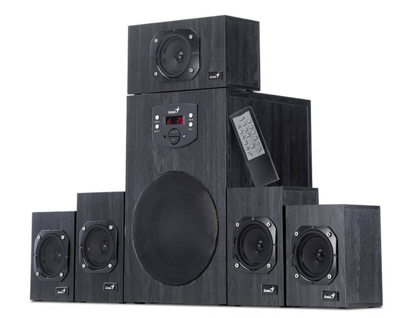 GENIUS SW-HF5.1 4500 v2 crni zvučnici - Zvučnici