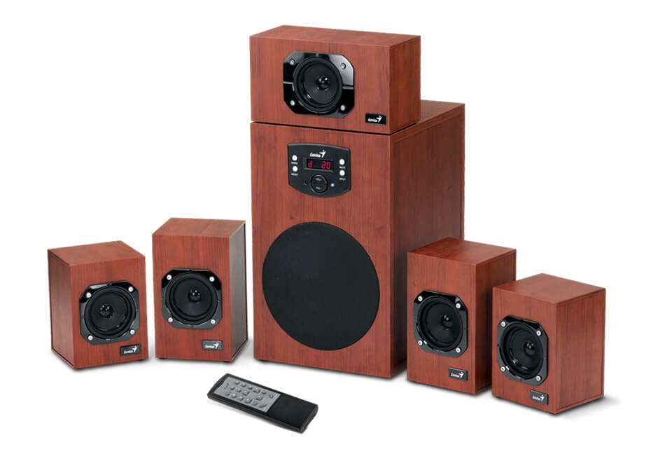 GENIUS SW-HF5.1 4600 v2 wood zvučnici - Zvučnici