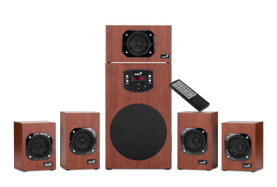 GENIUS SW-HF5.1 4600 v2 wood zvučnici - Zvučnici