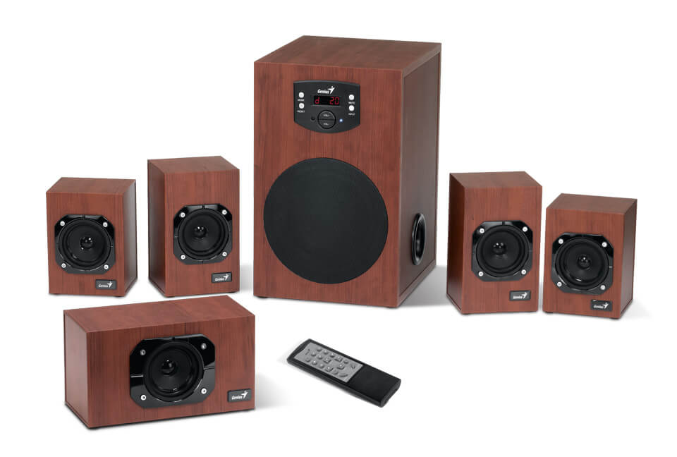 GENIUS SW-HF5.1 4600 v2 wood zvučnici - Zvučnici