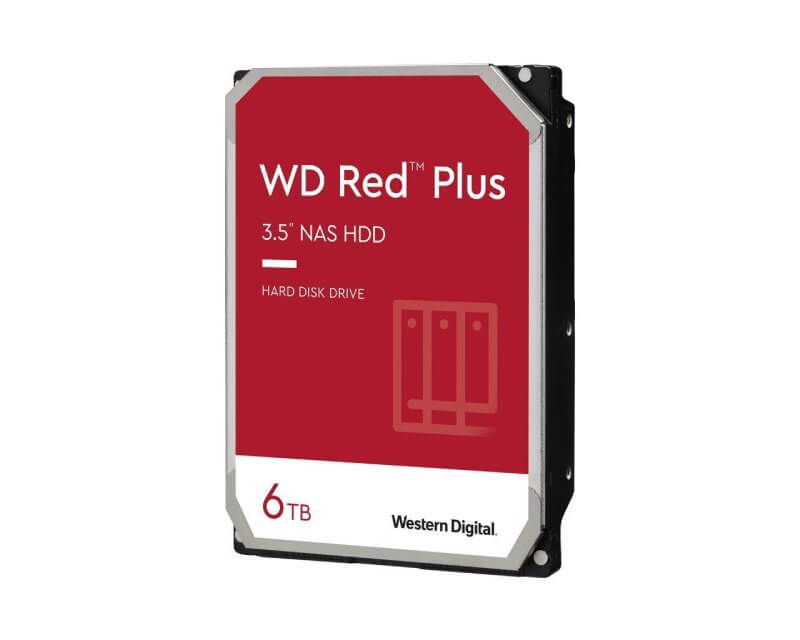 Hard disk WD 6TB IntelliPower WD60EFPX Red Plus - Hard disk za video nadzor