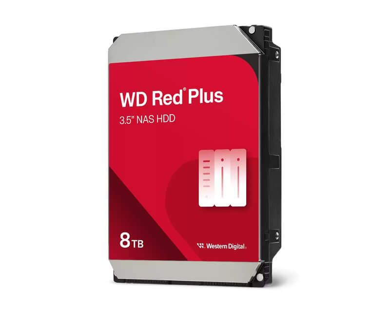 Hard disk WD 8TB IntelliPower WD80EFPX Red Plus - Hard disk za video nadzor