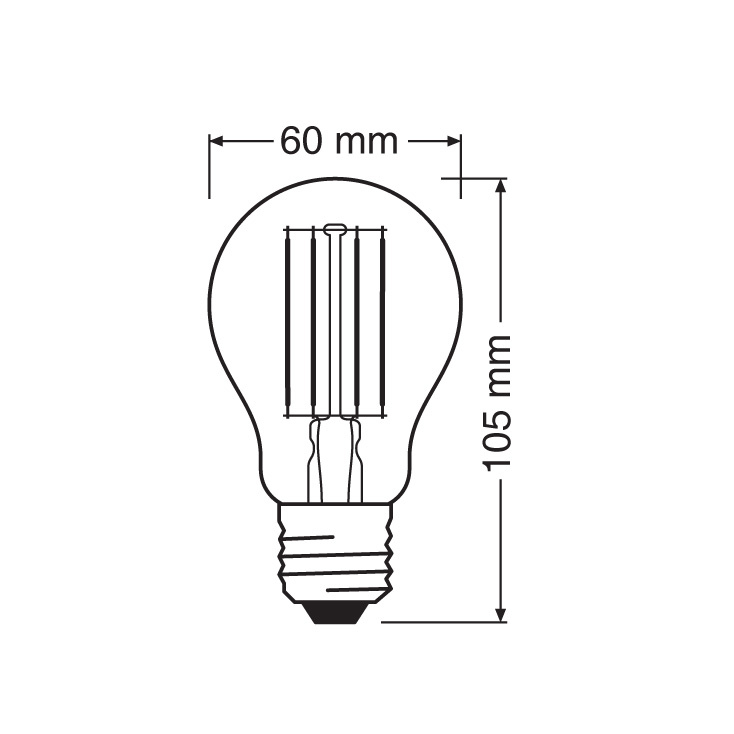 LED filament sijalica hladno bela 7.5W LEDVANCE - Led sijalice