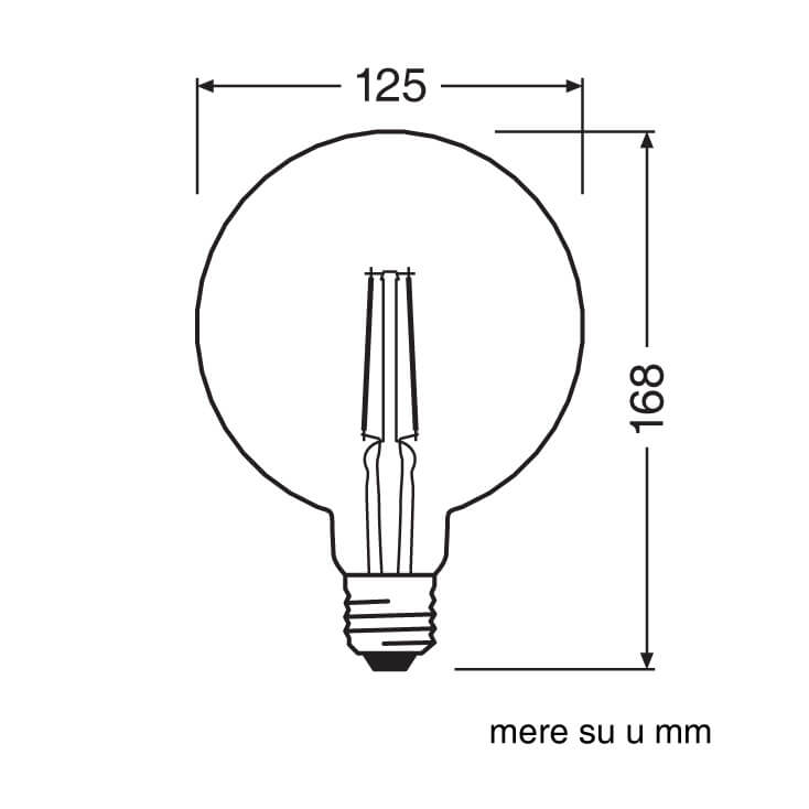 LED filament sijalica toplo bela 4W OSRAM E27 - Led sijalice