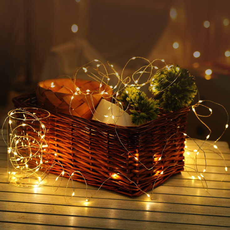 Lampice za jelku sa 100 toplo belih LED dioda ML-C1011 - Dekorativna rasveta