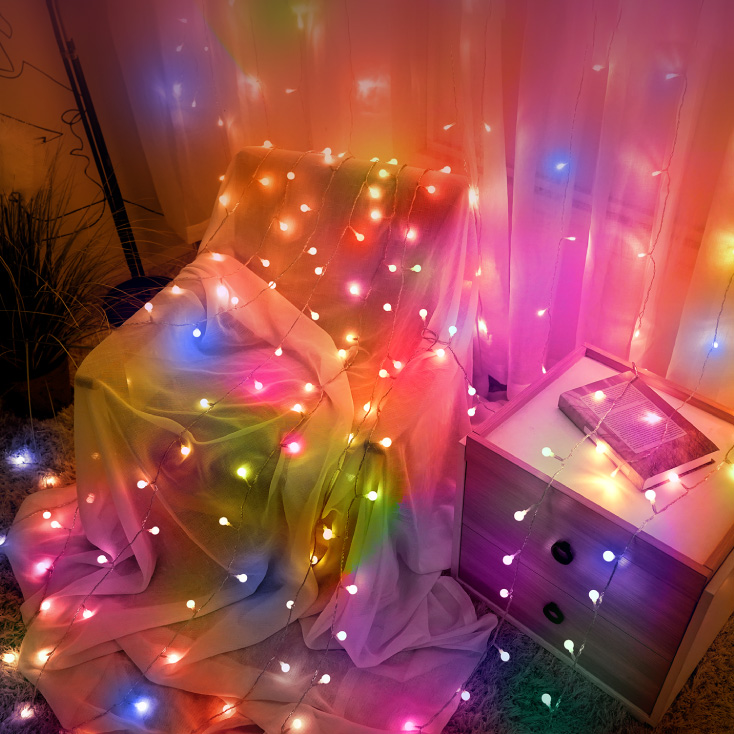 Lampice za jelku sa 100 višebojnih LED dioda ML-C2011 -