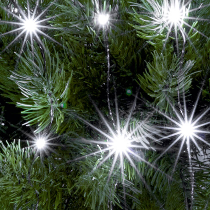 Lampice za jelku sa 20 hladno belih LED dioda -