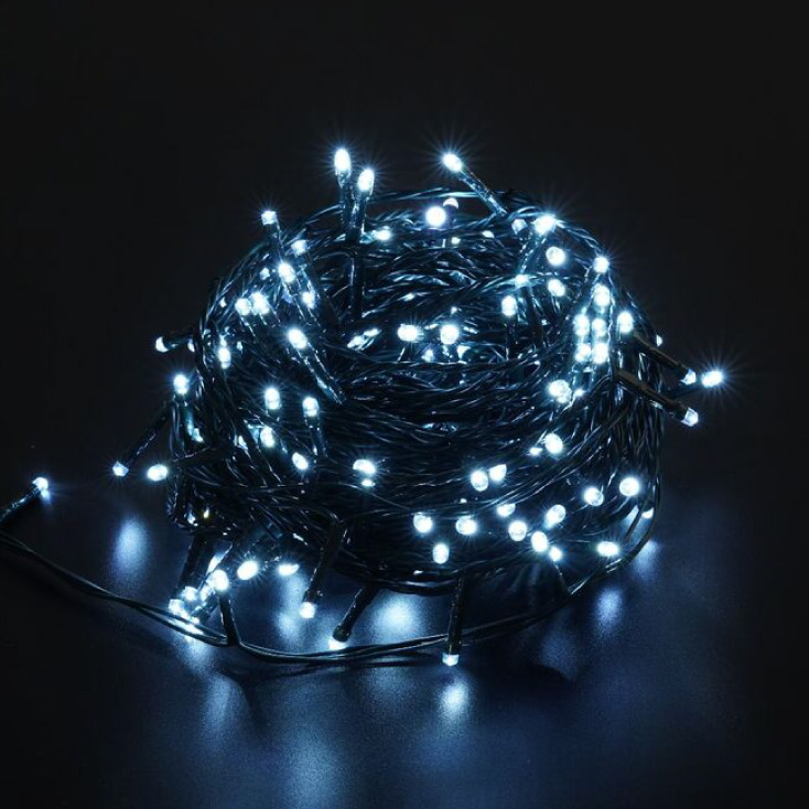Lampice za jelku sa 200 LED dioda dnevno svetlo -