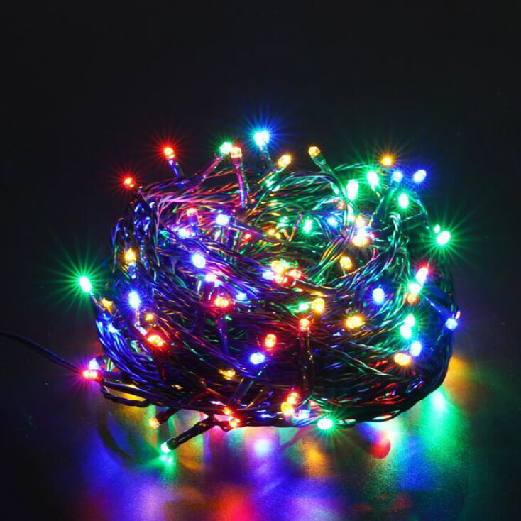 Lampice za jelku sa 200 RGB LED dioda -
