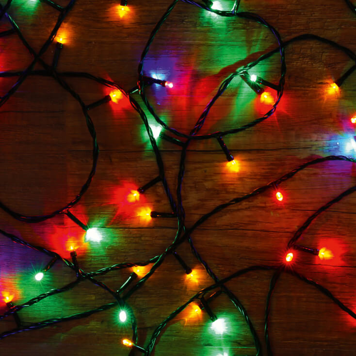 Lampice za jelku sa 200 višebojnih LED dioda - Dekorativna rasveta