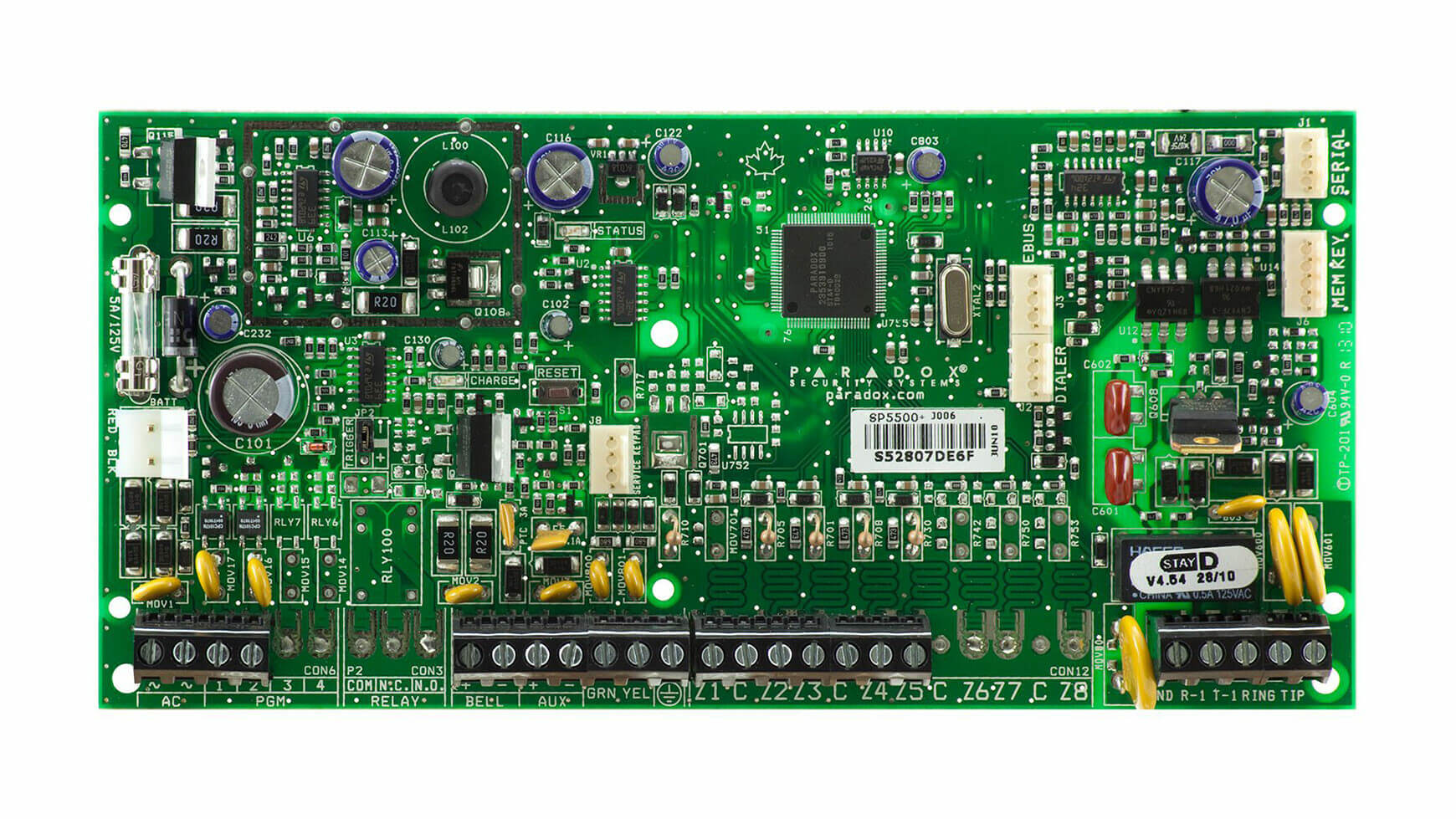 Alarmna centrala 5 zona SP5500+/PCBA Paradox - Paradox alarmi