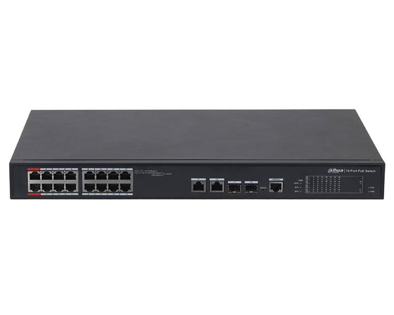 PoE switch DAHUA PFS4218-16ET-240-V3 16port - Ethernet svičevi