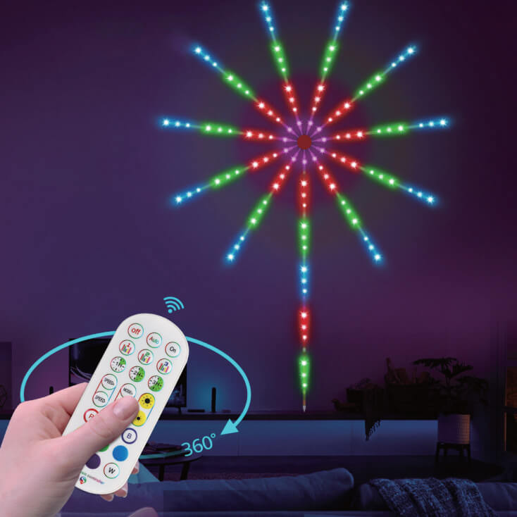 RGB LED vatromet sa daljinskim u BT 10x0.3 m - Led trake