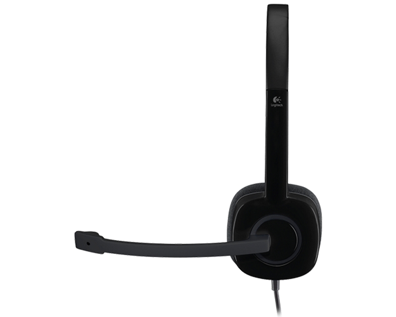 Slušalice sa mikrofonom H151 Stereo Headset crne - Slušalice