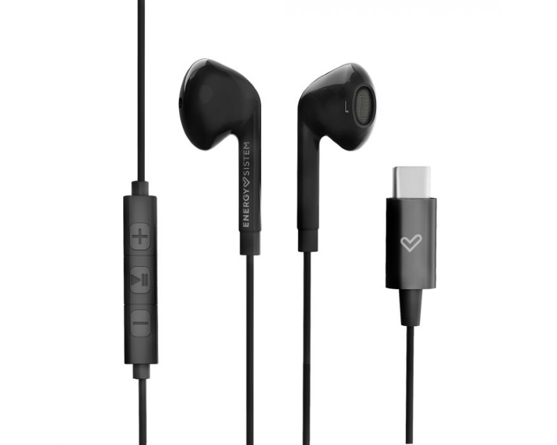 Slušalice sa mikrofonom Smart 2 Type C crne - Slušalice