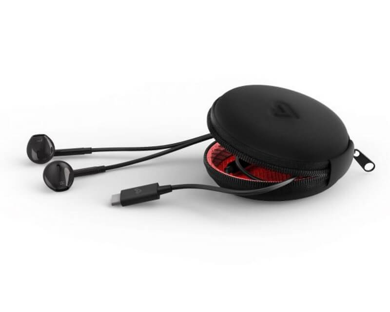 Slušalice sa mikrofonom Smart 2 Type C crne - Slušalice