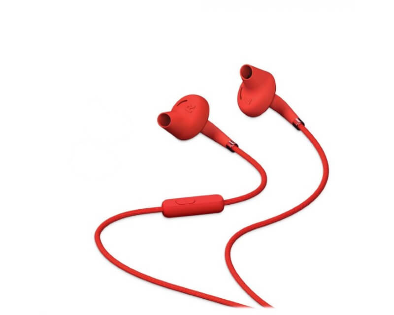 Slušalice sa mikrofonom Style 2+ Raspberry crvene - Slušalice