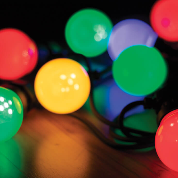 Svetleći niz "loptice" sa 30 LED dioda -