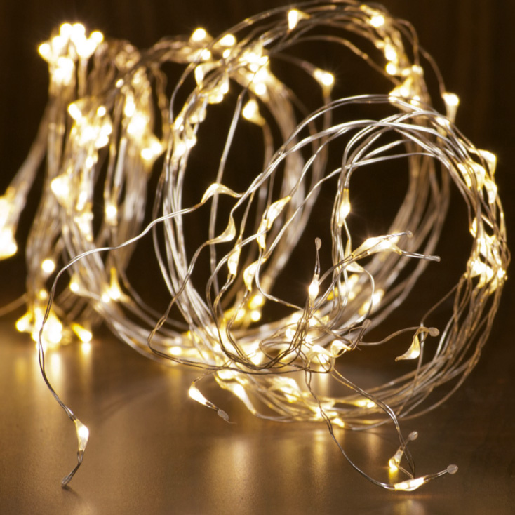 Svetleći niz sa 120 toplo belih LED dioda -