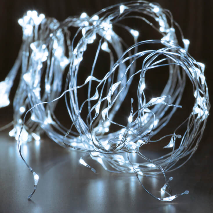 Svetleći niz sa 200 hladno belih LED dioda -