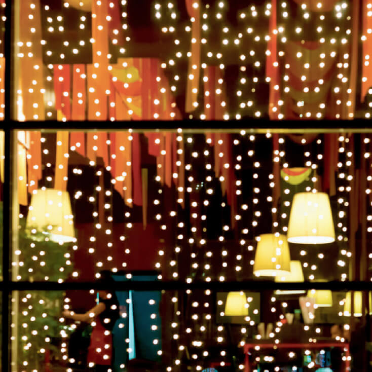 Svetleći niz sa 294 hladno bele LED diode -