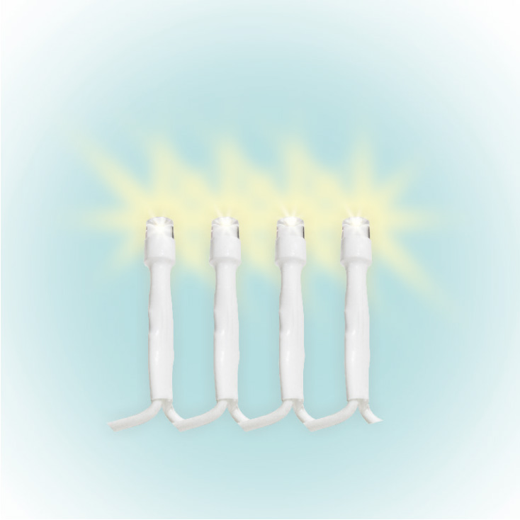 Svetleći niz sa 300 toplo belih LED dioda -