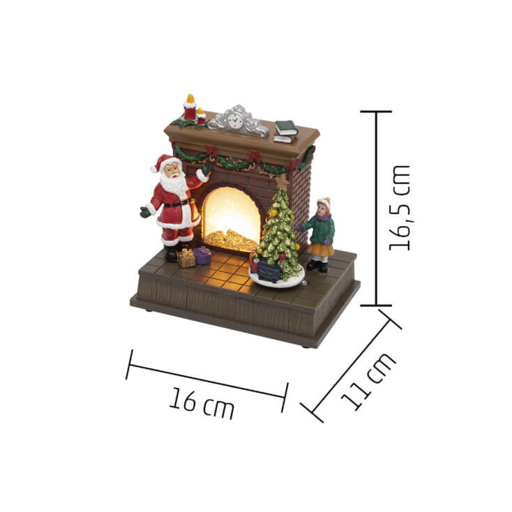 Svetleća LED diorama "kamin" - Dekorativna rasveta