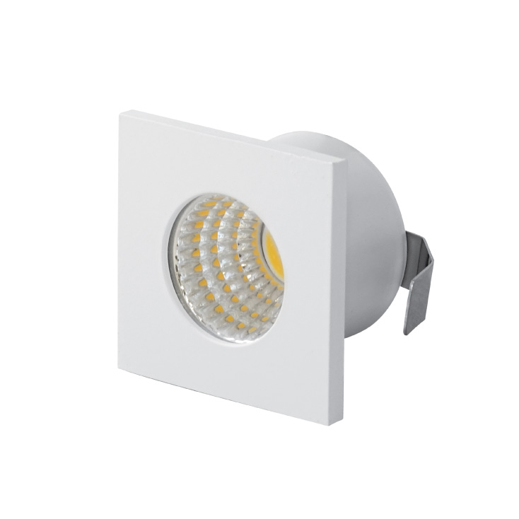 Ugradna LED lampa 3W toplo bela COB - Led spotovi