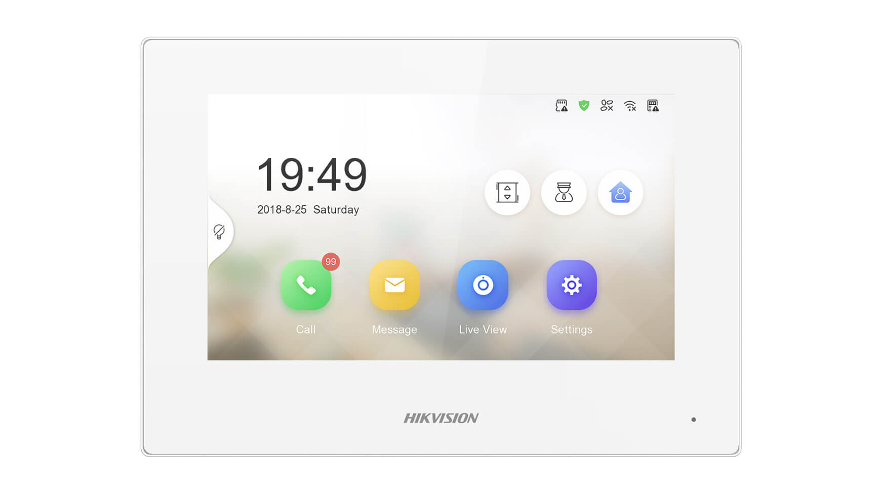 Unutrašnja interfonska jedinica DS-KH6320-LE1(B) White - Video interfoni