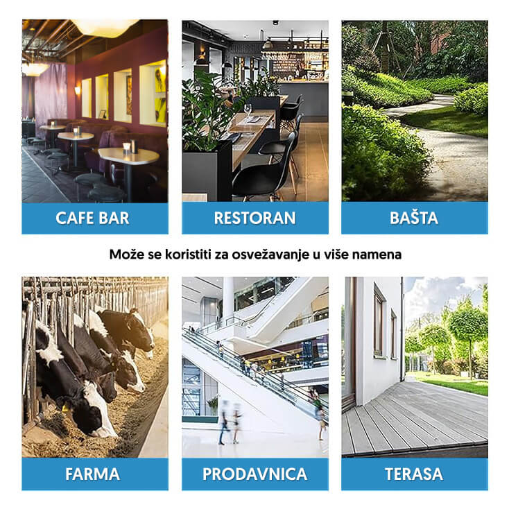 Ventilator sa raspršivačem 41 l Prosto - Ostala oprema