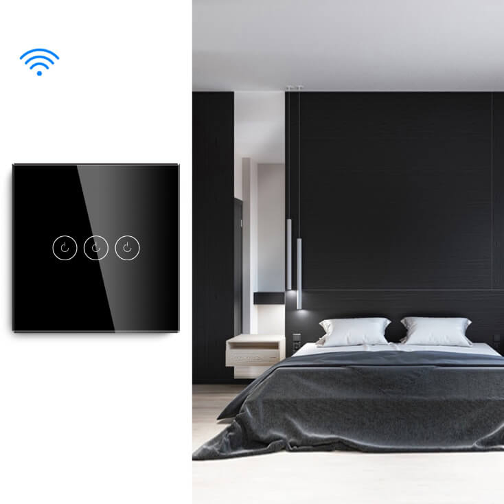 Wi-Fi smart prekidač svetla sa N provodnikom 3x5A - Ostala oprema