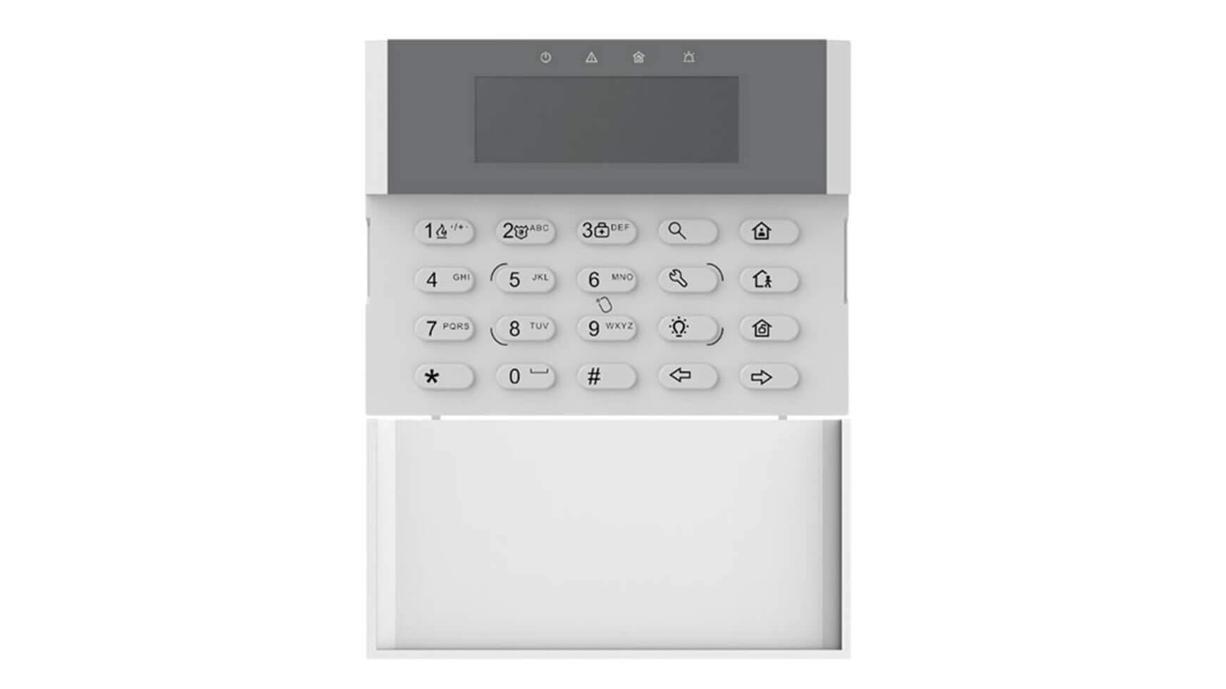 Žičana tastatura sa LCD displejem DS-PK1-LRT-HW - Alarm