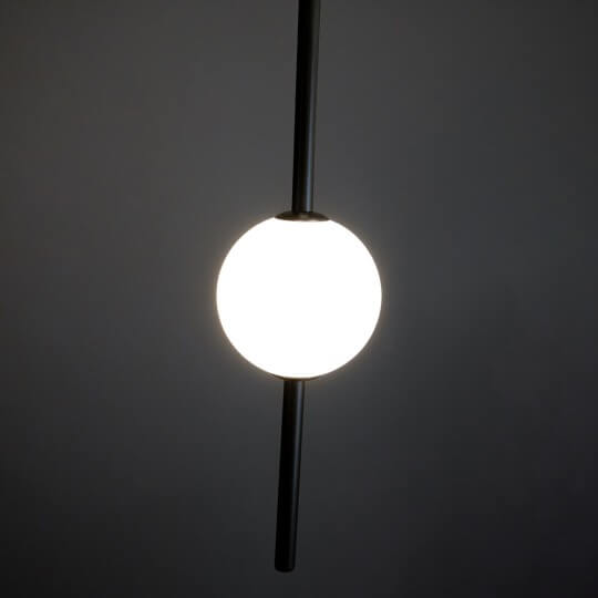 LED visilica crna 6W 3000K 120x570mm - Lusteri i visilice