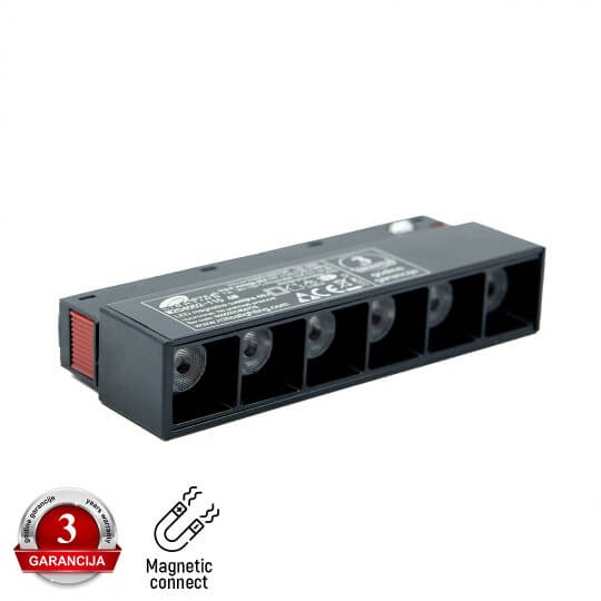 Magnetna linearna svetiljka 3000K 6W 110x22x45mm - Šinska rasveta