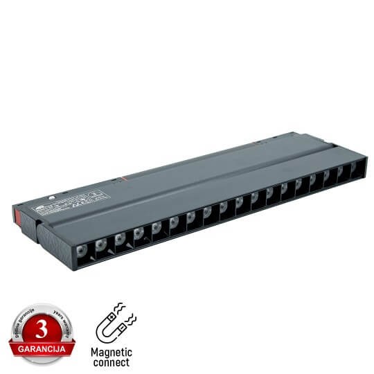 Magnetna zglobna linearna svetiljka 4000K 18W 335x22x105mm - Šinska rasveta