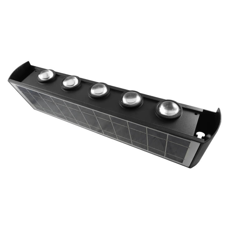 Nazidna solarna lampa sa 10 dioda - Led spoljna rasveta