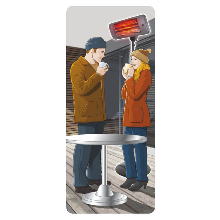 Spoljna Halogena grejalica 2000W - Grejalice