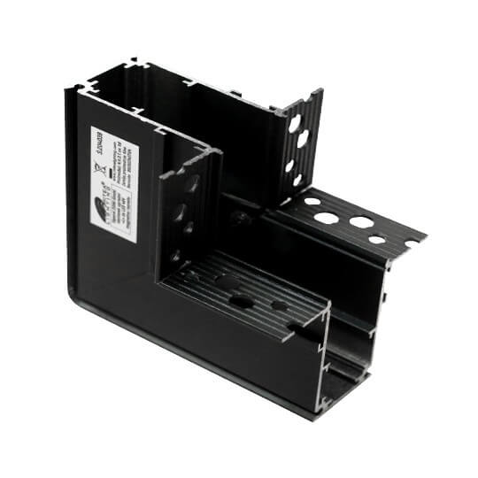 Ugaoni zidni šinski nastavak ugradni L za magnetnu rasvetu - Šinska rasveta