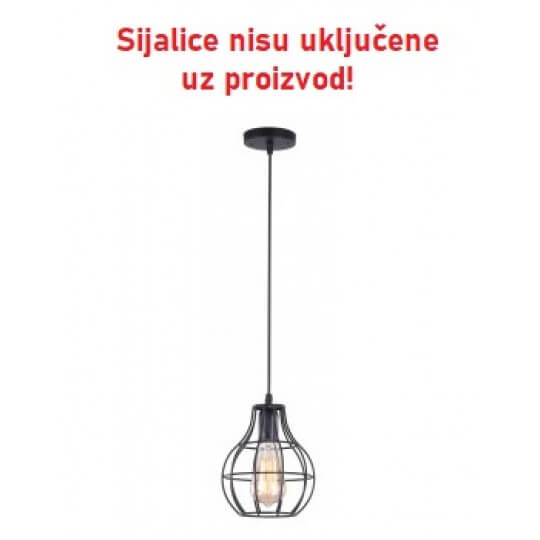 Visilica 1xE27 Max.60W/220V M0823-1 - Lusteri i visilice