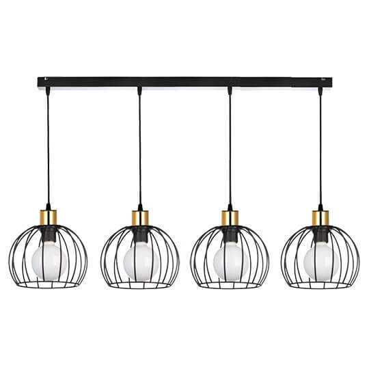 Visilica 4xE27 Max.60W/220V M019-4S - Lusteri i visilice