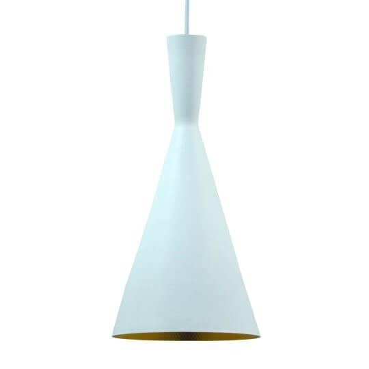 Visilica bela 1xE27 Max.60W/220V M0206-1 - Lusteri i visilice