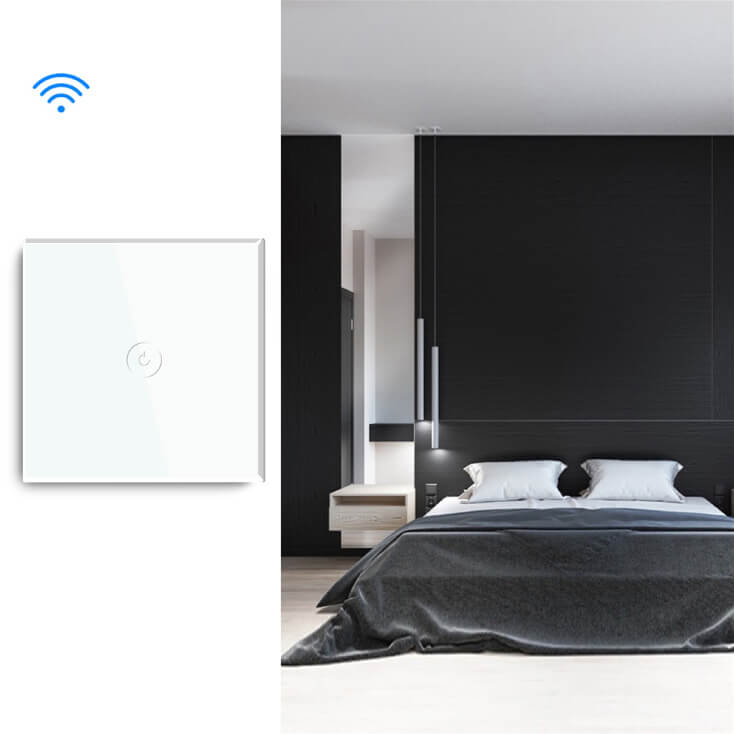 Wi-Fi smart prekidač svetla sa N provodnikom 1x5A - Led oprema