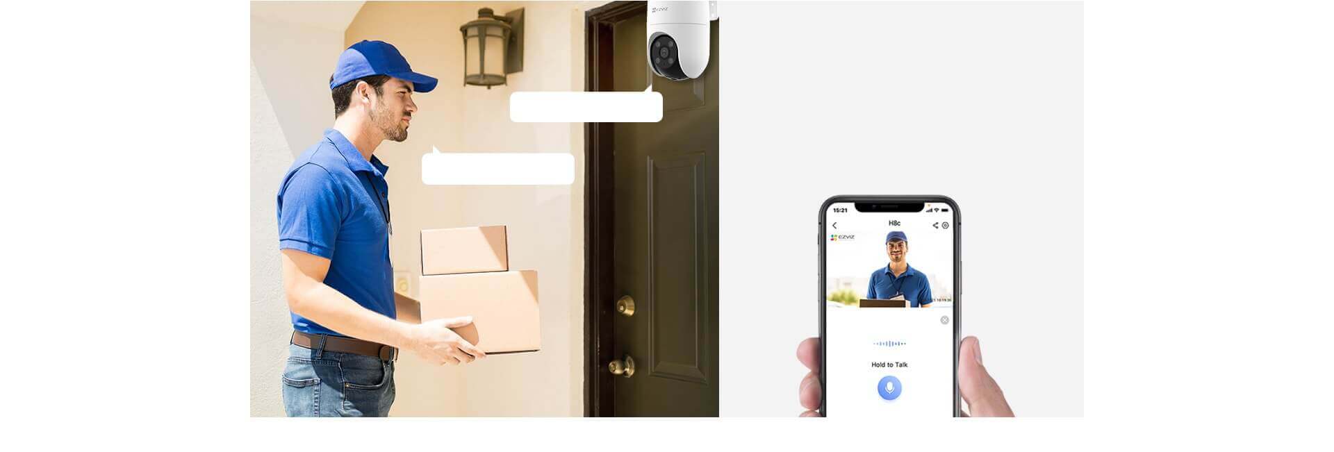 Wi-Fi kamera spoljna sa rotacijom Ezviz CS-H8C - IP kamere