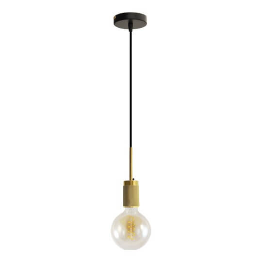 Zlatna visilica 1xE27 Max.60W/220V M482 - Lusteri i visilice