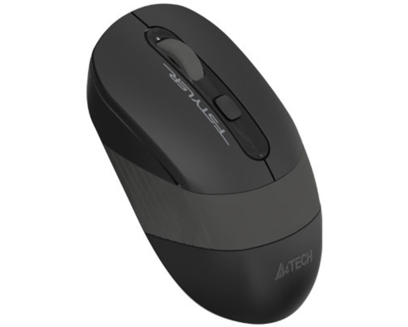 A4 Tech Bežični Miš 2000 DPI, 2.4GHz, Domet 10 do 15 m, Auto Power Saving, Sivi - Miševi i tastature