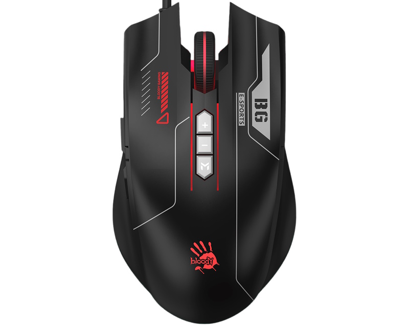A4 Tech Gaming Miš PixArt 6000 DPI, 3 Tastera, 6000 fps, Crno Crveni - Miševi i tastature