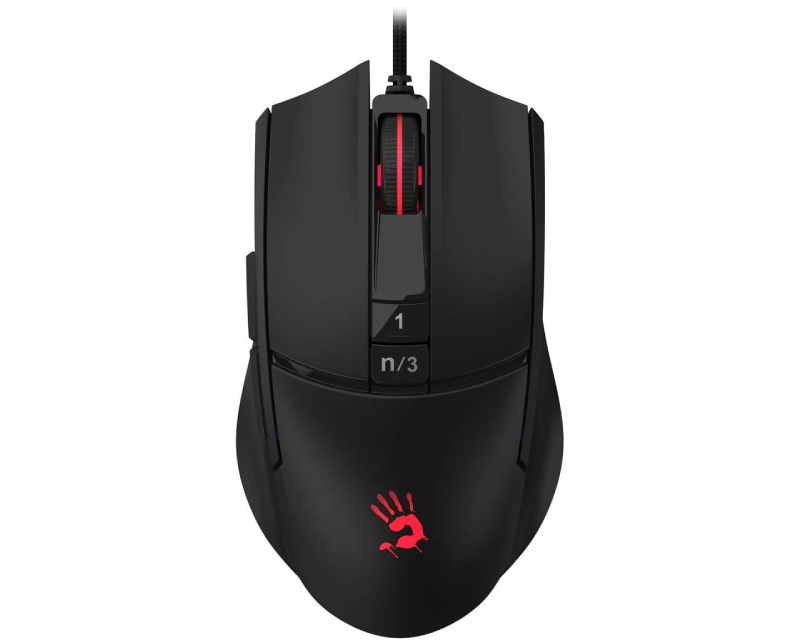 A4 Tech Pro Gaming Miš BC3332-A, 12000 CPI, RGB, Beskonačan Skrol, Pleteni Kabl, 78 g - Miševi i tastature