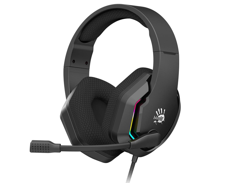 A4Tech gaming slušalice 3.5mm sa pletenim kablom 50mm (ZVU03149)