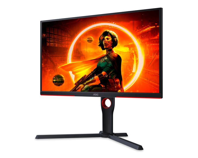 AOC AGON Gaming Monitor 24.5 inča FHD VA 240Hz, 100% sRGB, 92% DCI-P3, Pun Ergo - PC monitori