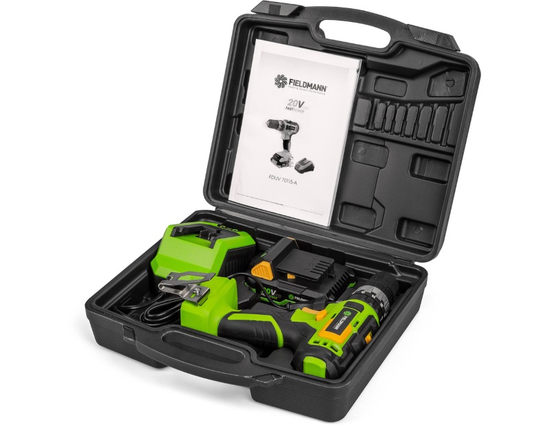 Akumulatorska bušilica Fieldmann FDUV 70115-A 20V - Bušilice za profesionalce i hobiste